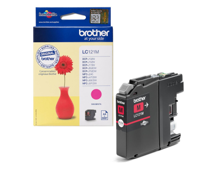 Tusz BROTHER MAGENTA LC121M